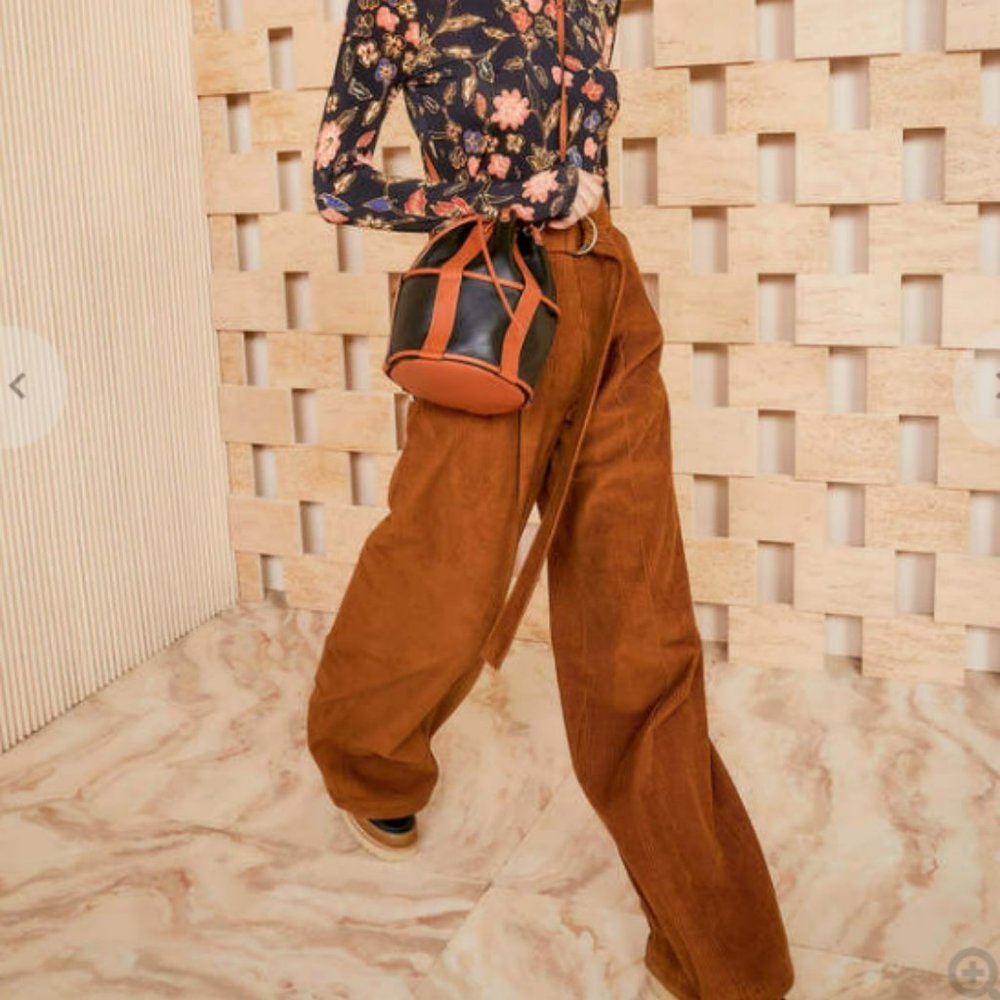 Ulla Johnson - Brown Velvet Corduroy Nico Pant - Size 6